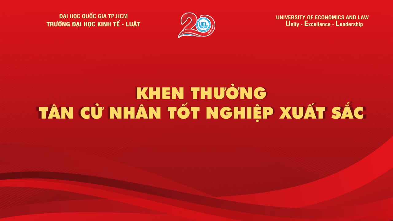 Cử nhân Tốt nghiệp Xuất sắc Khóa 16 (2016-2020)