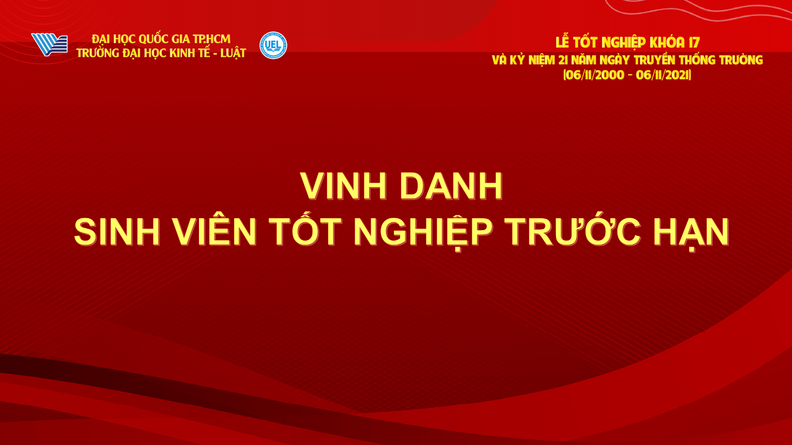 Sinh viên tốt nghiệp trước hạn Khóa 17