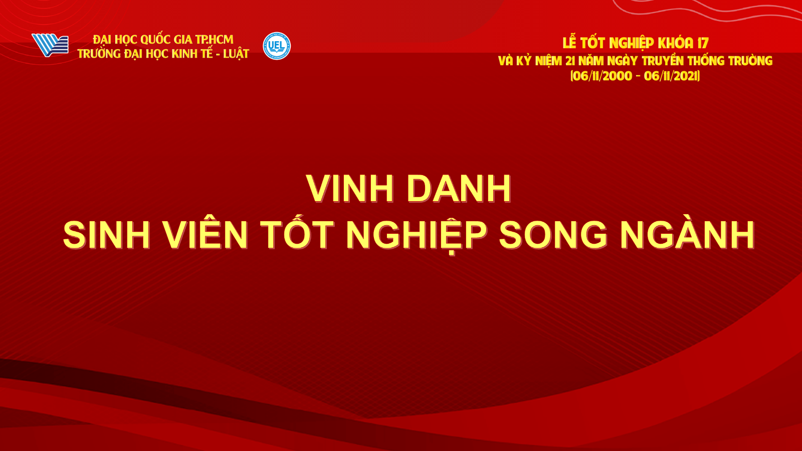 Sinh viên tốt nghiệp Song ngành Khóa 17