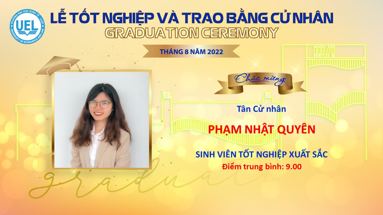 Sinh viên tốt nghiệp xuất sắc khóa 18