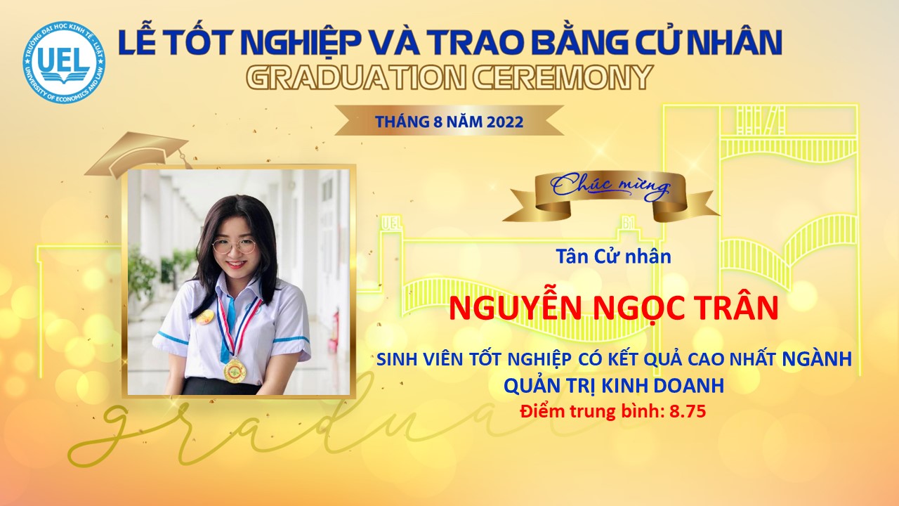 Thủ Khoa Ngành đào tạo Khóa 18 (2018-2022)