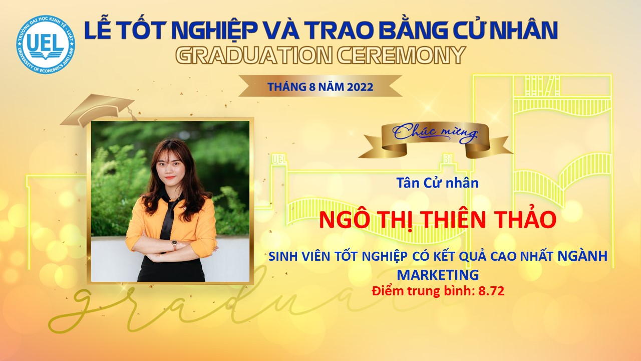 Thủ Khoa Ngành đào tạo Khóa 18 (2018-2022)