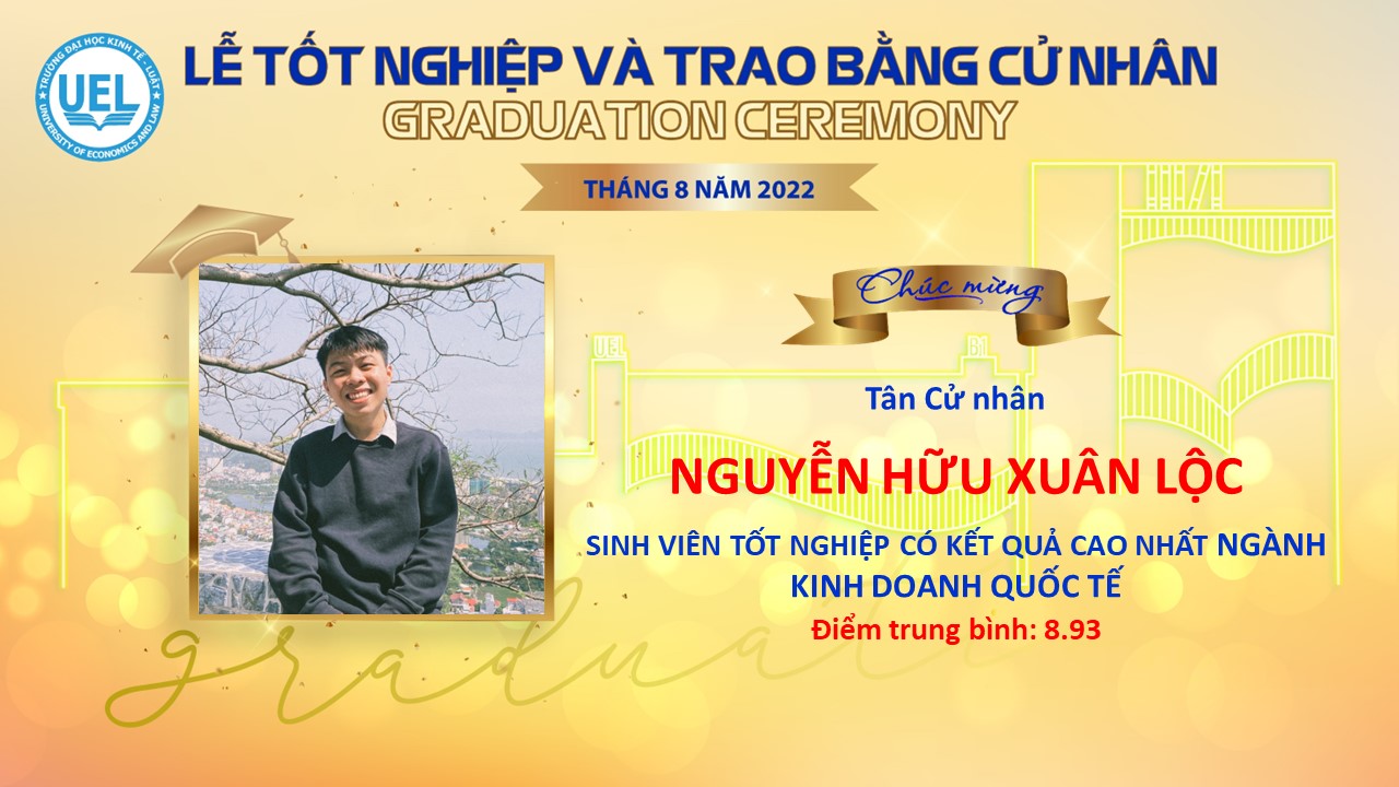 Thủ Khoa Ngành đào tạo Khóa 18 (2018-2022)