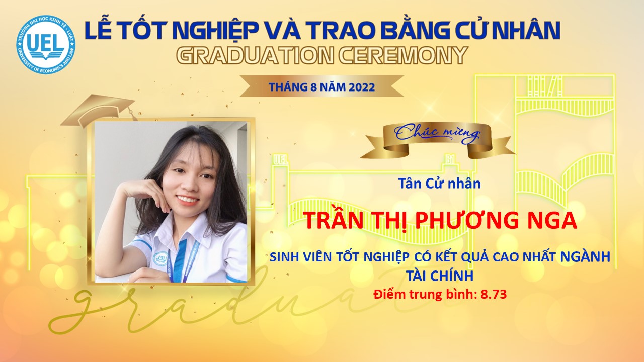 Thủ Khoa Ngành đào tạo Khóa 18 (2018-2022)