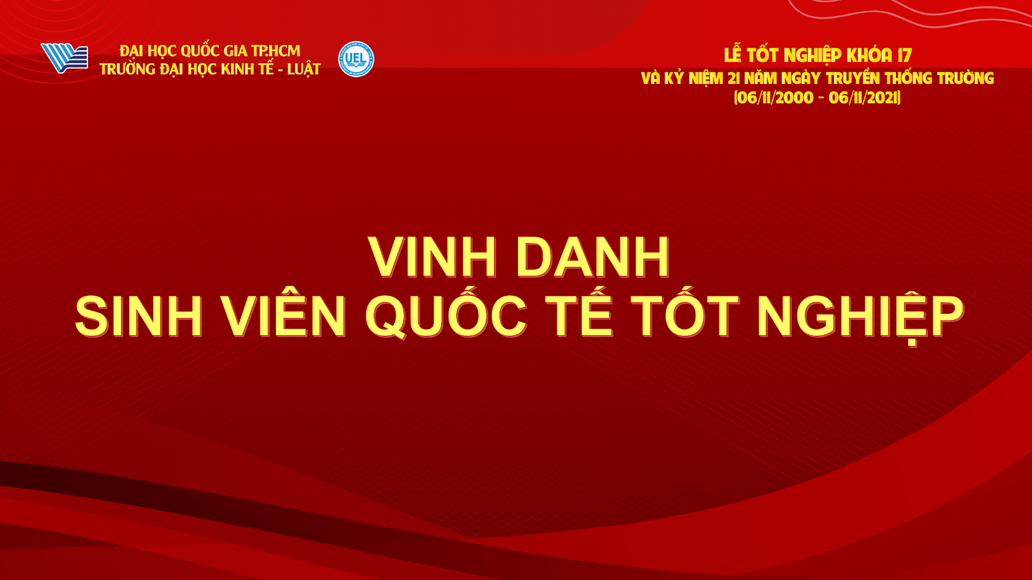 Sinh viên quốc tế khóa 17