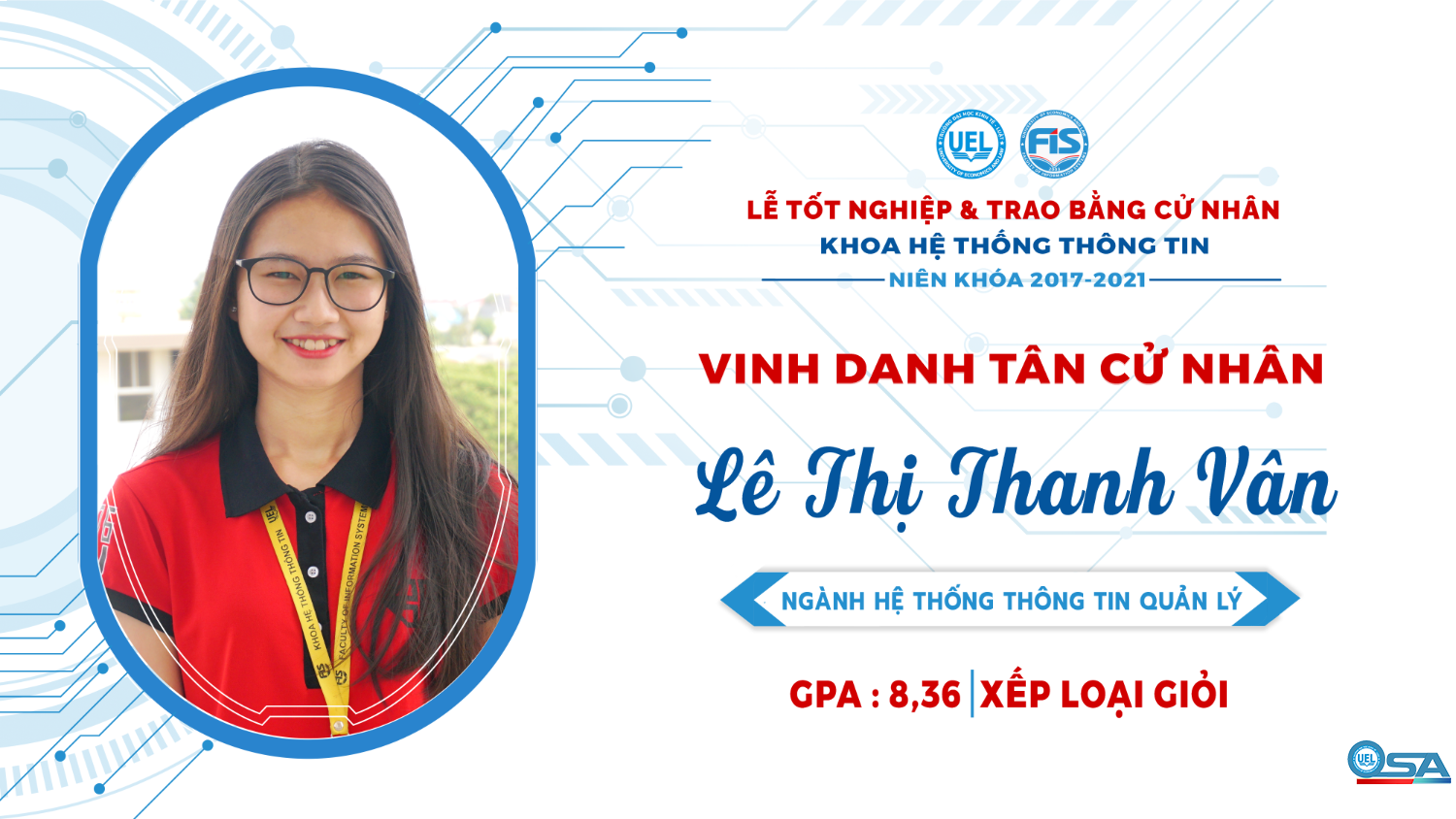 Vinh danh sinh viên Khóa 17 tốt nghiệp loại Giỏi