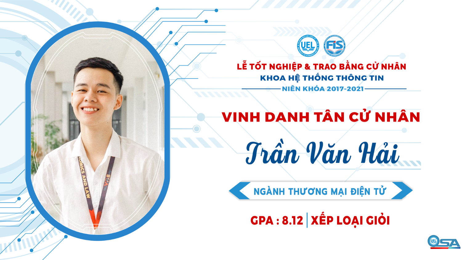 Vinh danh sinh viên Khóa 17 tốt nghiệp loại Giỏi