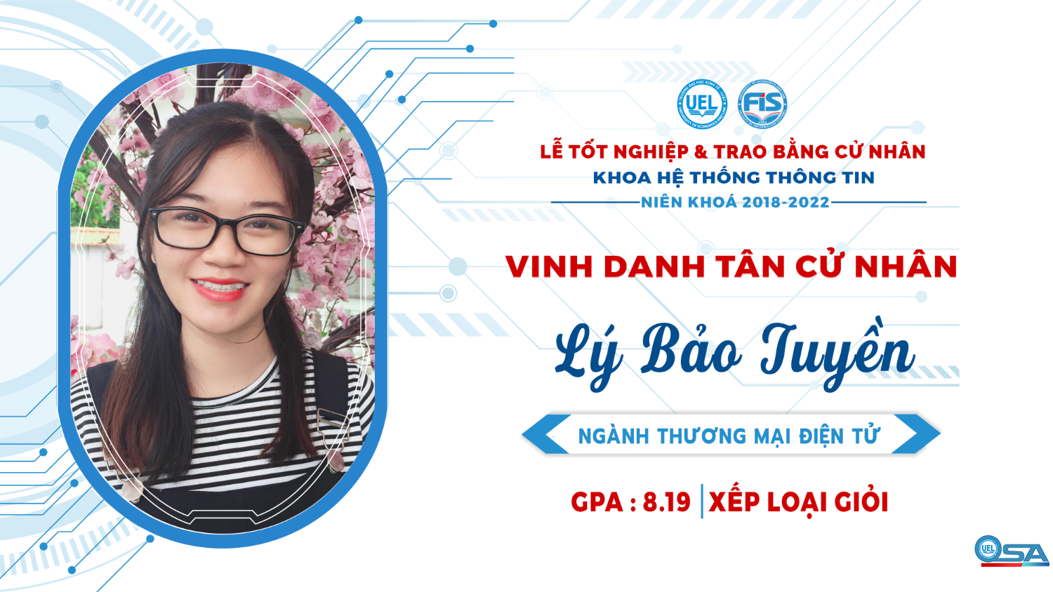 Vinh danh sinh viên Khóa 17 tốt nghiệp loại Giỏi