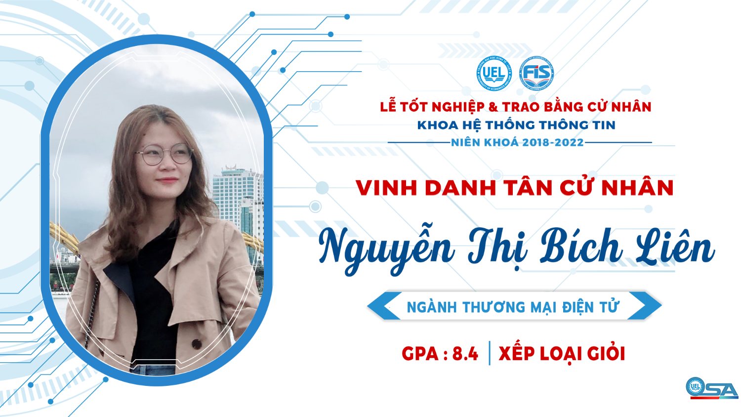 Vinh danh sinh viên Khóa 17 tốt nghiệp loại Giỏi