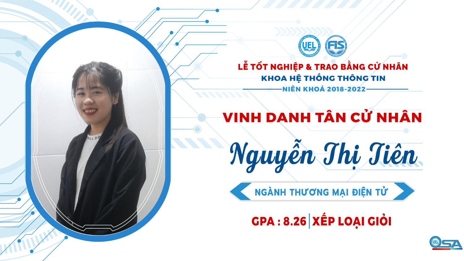 Vinh danh sinh viên Khóa 17 tốt nghiệp loại Giỏi