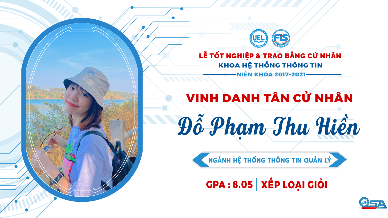 Vinh danh sinh viên Khóa 17 tốt nghiệp loại Giỏi