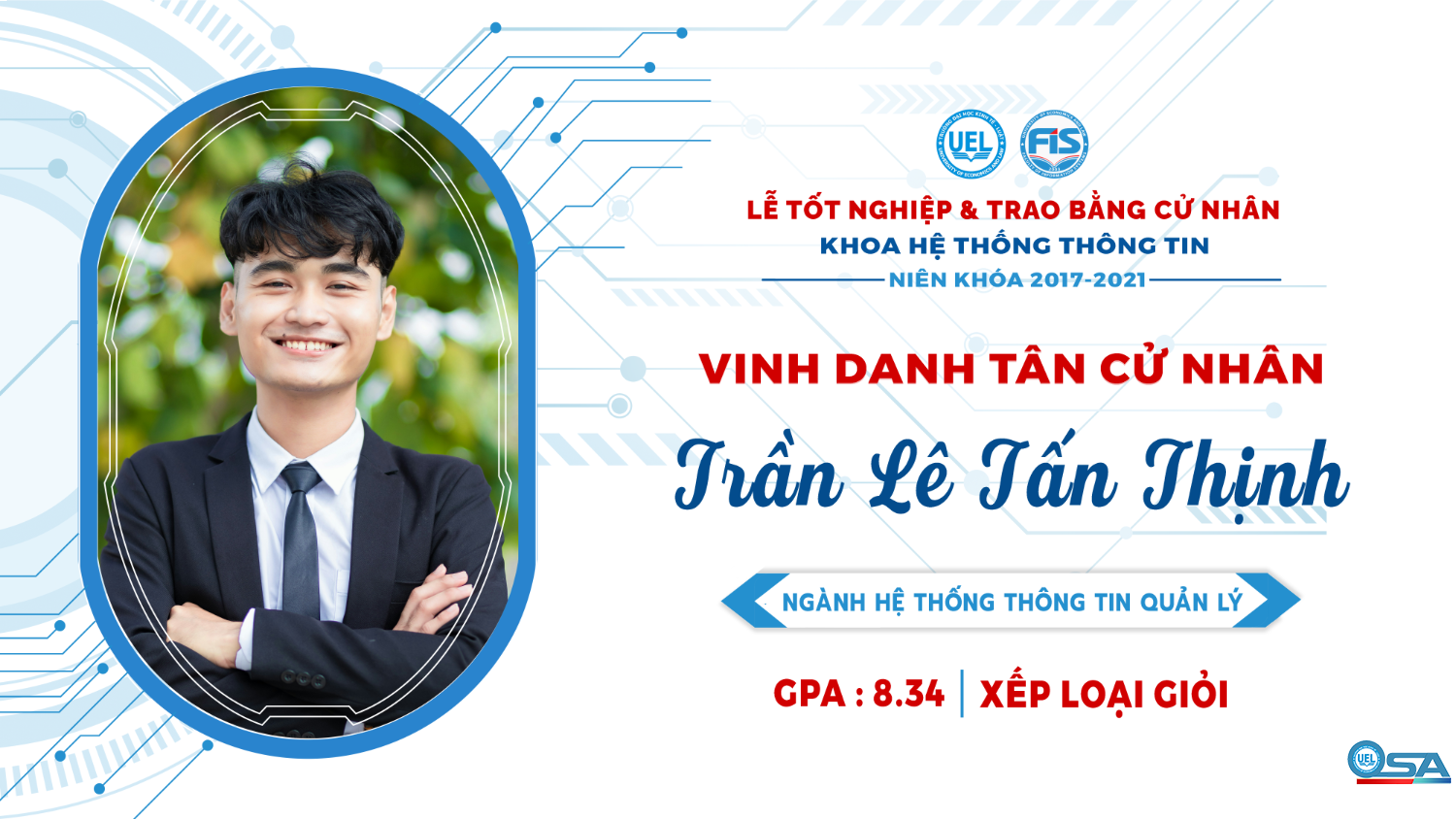 Vinh danh sinh viên Khóa 17 tốt nghiệp loại Giỏi