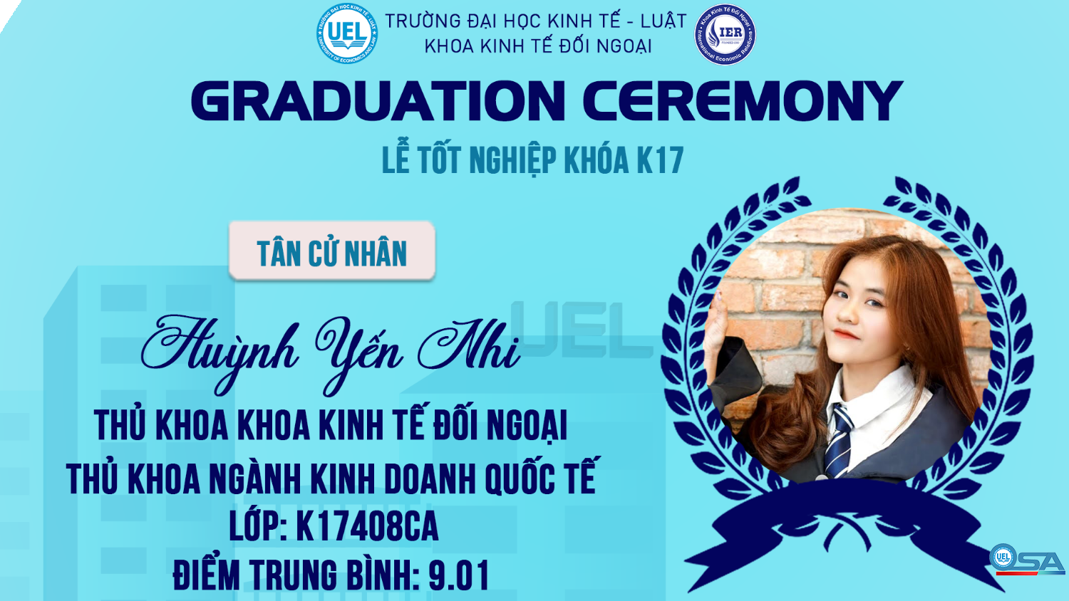 Kinh doanh quốc tế Chất lượng cao hoàn toàn bằng tiếng Anh - K17408CA