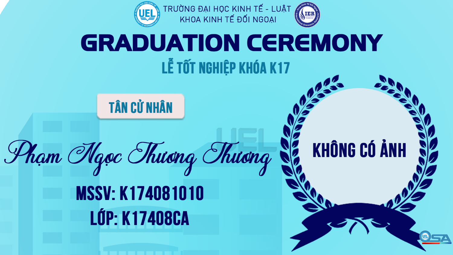 Kinh doanh quốc tế Chất lượng cao hoàn toàn bằng tiếng Anh - K17408CA