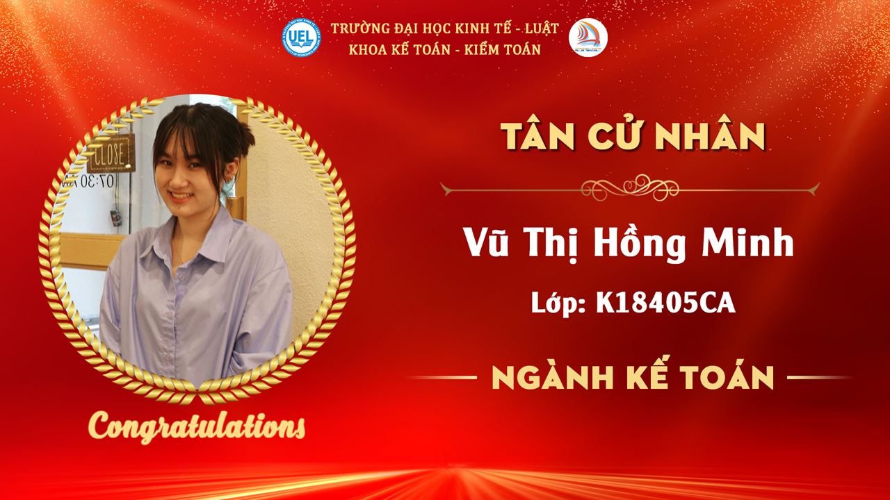 KẾ TOÁN CLC TIẾNG ANH KHOÁ 18 (K18405CA)