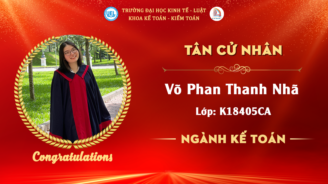 KẾ TOÁN CLC TIẾNG ANH KHOÁ 18 (K18405CA)