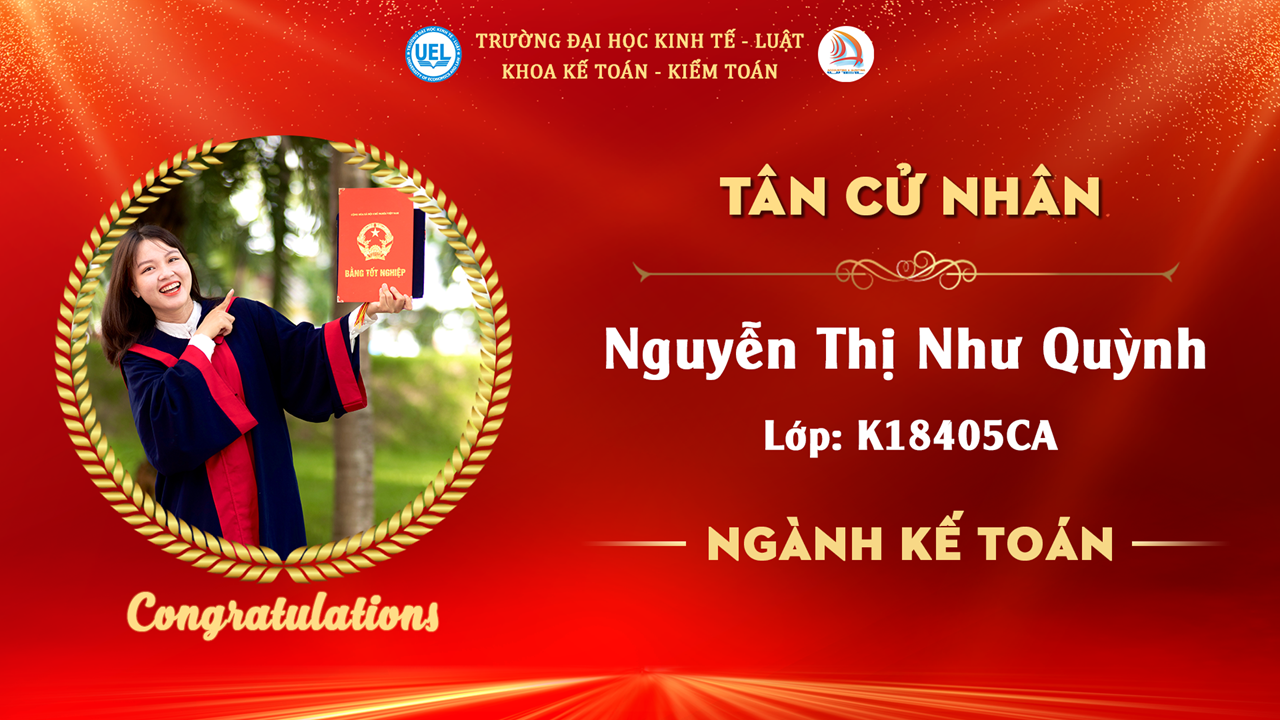 KẾ TOÁN CLC TIẾNG ANH KHOÁ 18 (K18405CA)