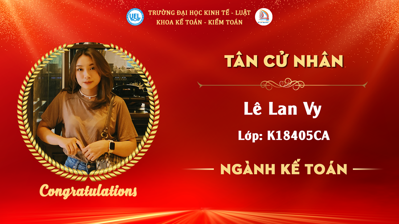 KẾ TOÁN CLC TIẾNG ANH KHOÁ 18 (K18405CA)