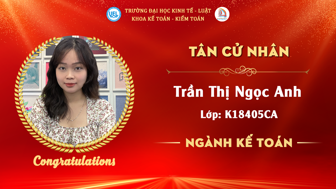 KẾ TOÁN CLC TIẾNG ANH KHOÁ 18 (K18405CA)