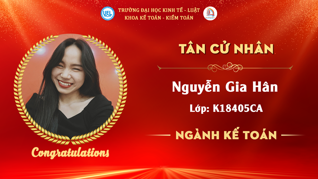 KẾ TOÁN CLC TIẾNG ANH KHOÁ 18 (K18405CA)