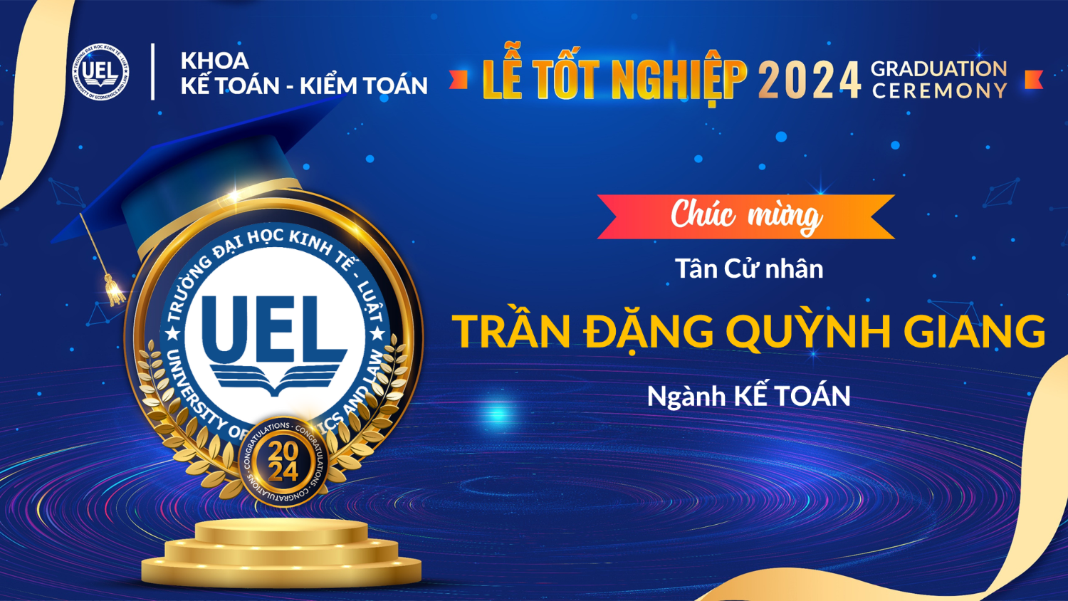 KHOÁ 16 - LỄ TỐT NGHIỆP NĂM 2024