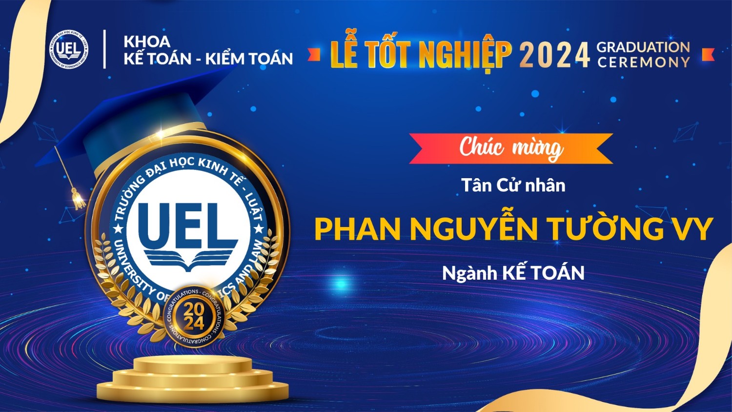 KHOÁ 17 - LỄ TỐT NGHIỆP NĂM 2024