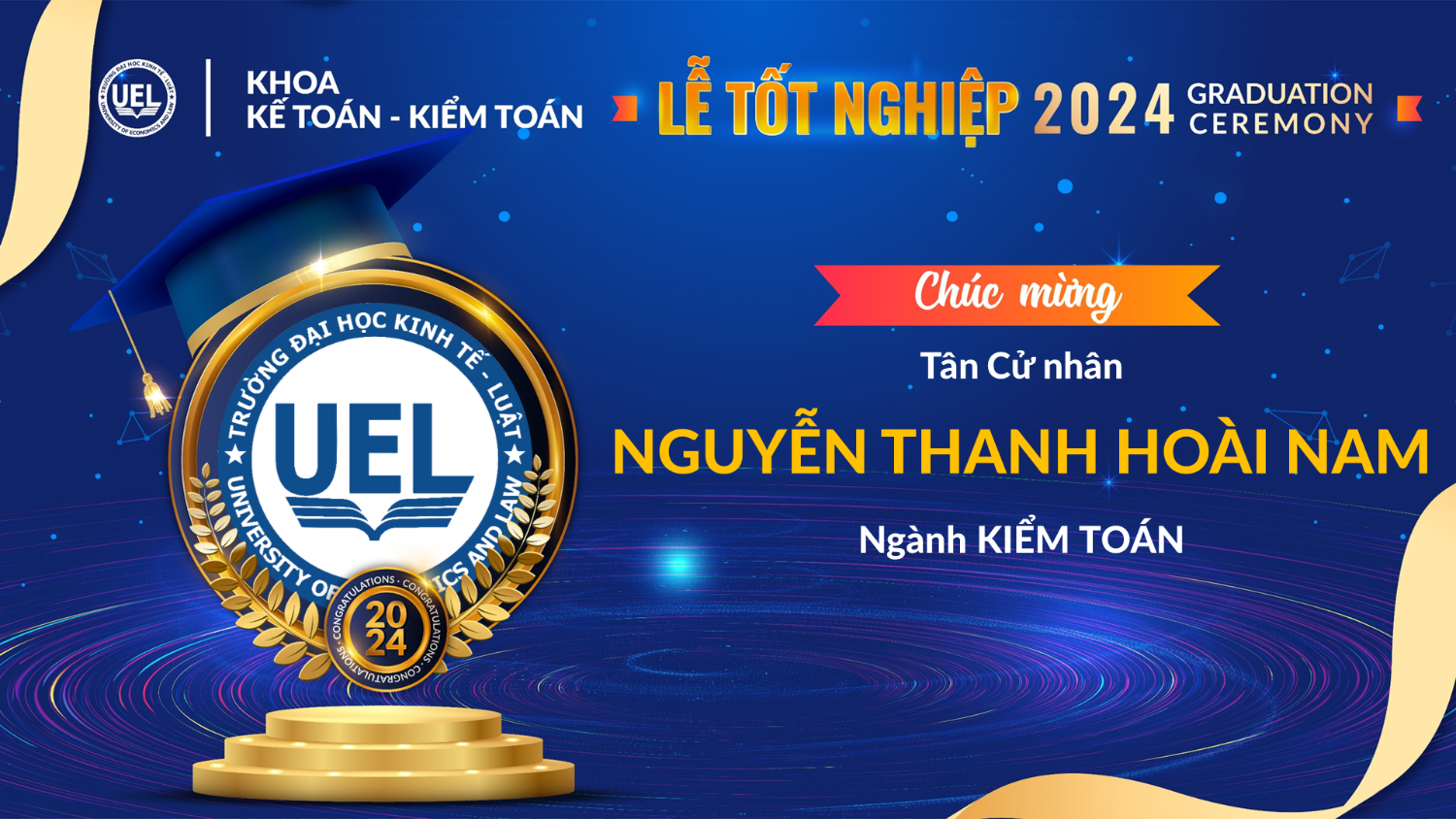 KHOÁ 19 - LỄ TỐT NGHIỆP NĂM 2024