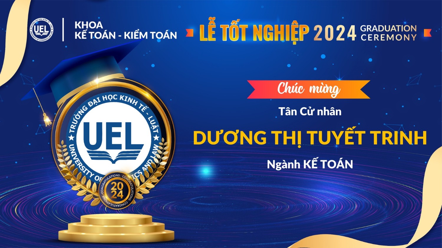 KHOÁ 19 - LỄ TỐT NGHIỆP NĂM 2024