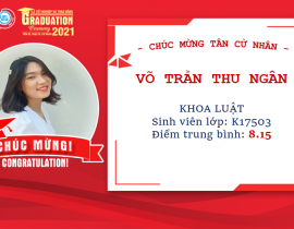 Tân cử nhân: Võ Trần Thu Ngân