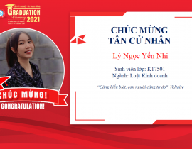 Tân cử nhân: Lý Ngọc yến Nhi